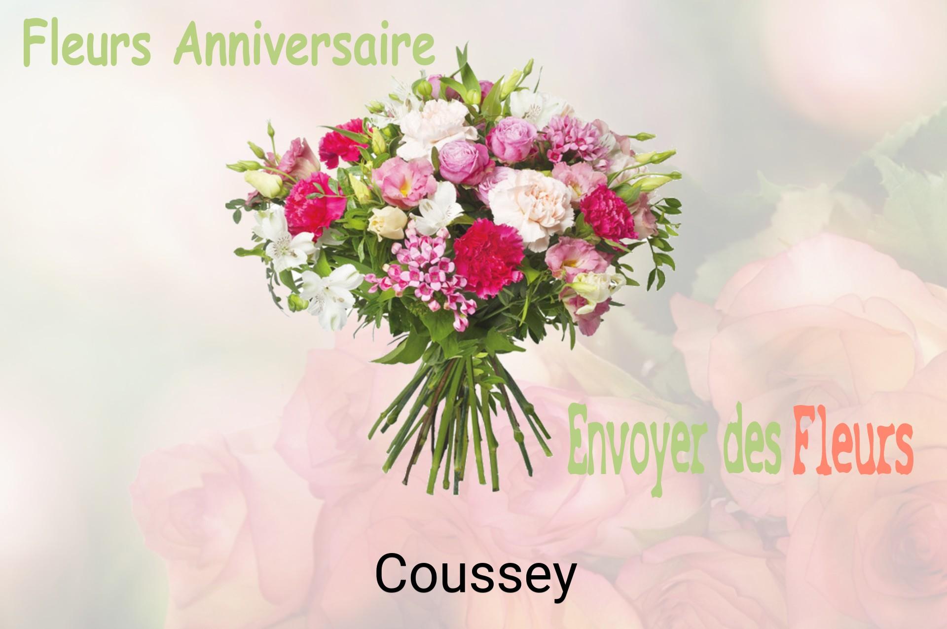 Bouquet de fleurs d’anniversaire livré à Coussey